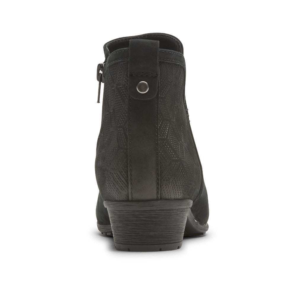 Botas Rockport Mujer Mexico - Cobb Hill Gratasha 2 Panel Negros - OMKAL6579